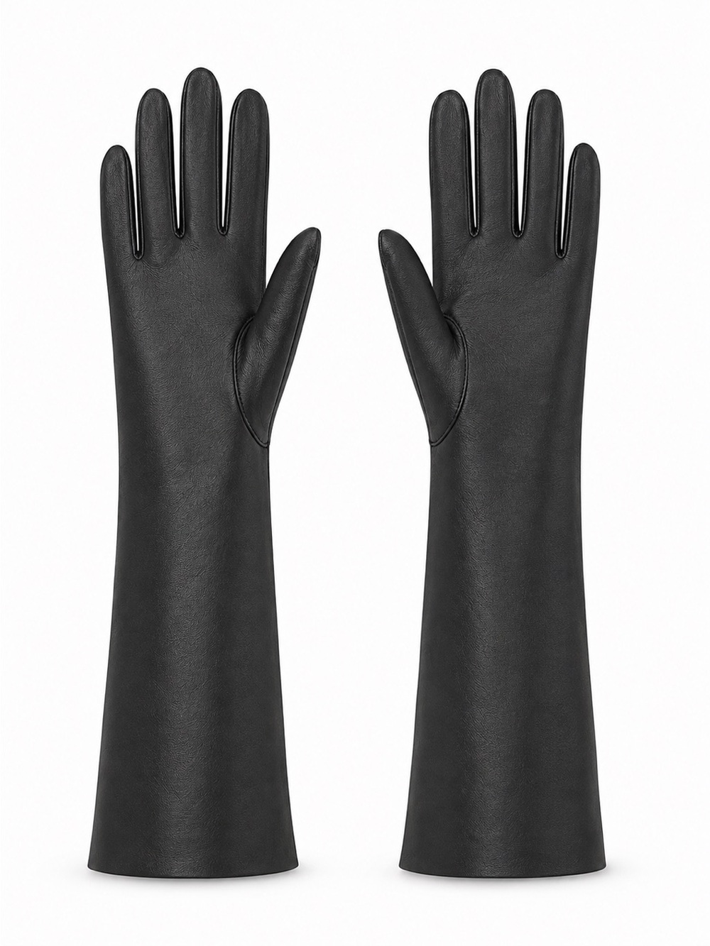 LORD & TAYLOR Black Leather Gloves